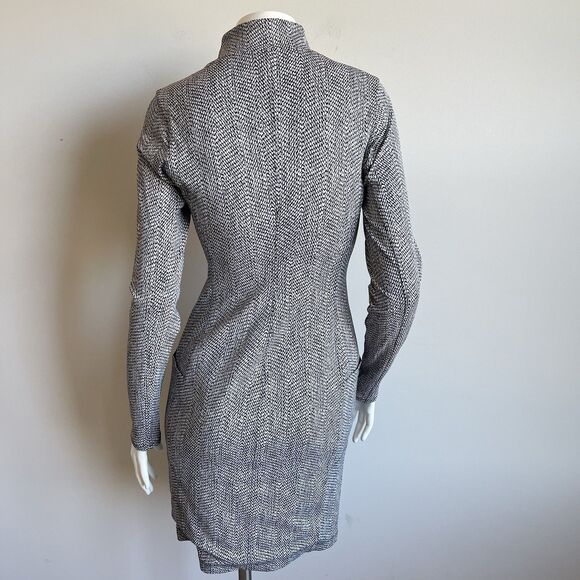 Athleta Size Small Delancey Textured Half Zip Long Sleeve Dress Athleisure - Picture 6 of 14